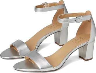 Naturalizer Vera Womens Shoes Silver Leather : 8.5 WW (E)