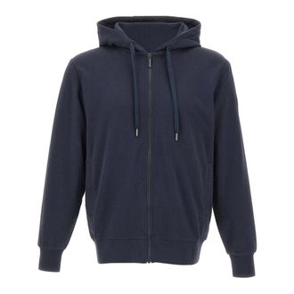 Colmar Long Sleeve Training Tops, male, Blue, Size: 2XL Full-zip Hooded Sweatshirt