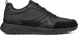 Geox Zwarte Vrijetijdssneakers voor Mannen - Heren - Sneakers - Zwart - 42 EU - Polyester - Schoenen