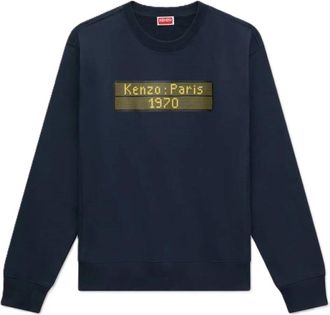 Kenzo City Sweatshirt - Heren - Sweatshirts - Blauw - XL - Katoen - Hoodies & sweatvesten
