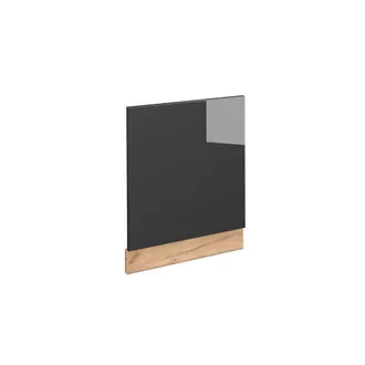 Vicco Panel Frontal Fame-line, Antracita Alto Brillo, 60 Cm Sin Encimera