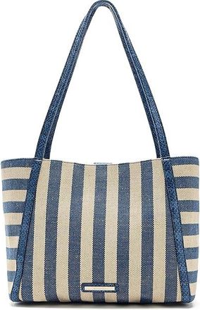 Brahmin Mona Cross Body Handbags Blue, Leather
