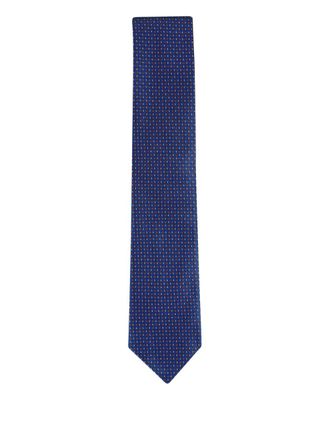 Canali patterned tie - Blue