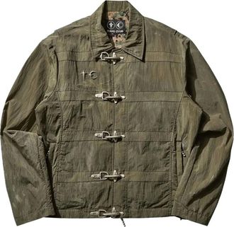 Thug Club Giacca-camicia con alamari - Verde