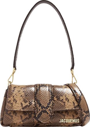 Jacquemus Womens Le Petit Bambimou Bag - Brown Leather - One Size