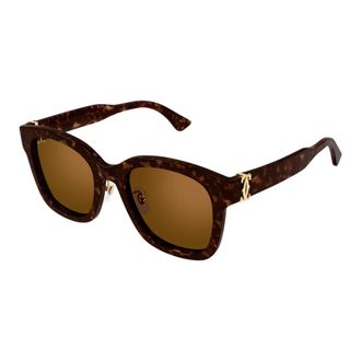 Cartier Sunglasses - female - Cartier - Sunglasses - Brown - 54 MM - Accessories