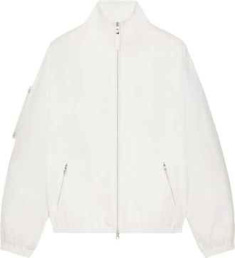 Courrèges Giacca crop con zip - Bianco