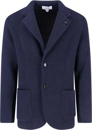 Lardini Single -breasted cashmere jacket
