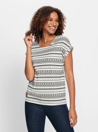 Casual Looks Print-Shirt