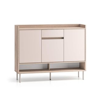 Petits Meubles Mueble zapatero cashmere y madera paneles laminados cachemira y madera