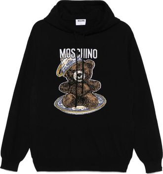 Moschino Teddy Bear-intarsia Hoodie