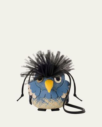 Loewe x Paulas Ibiza Woven Bird Shoulder Bag