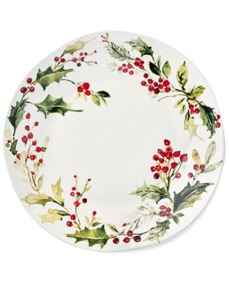 Certified International Holly & Vines Round 13In Platter