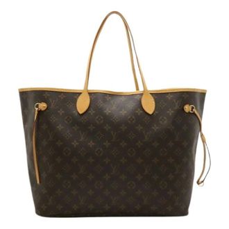 Louis Vuitton Pre-owned Tote Bags, female, Brown, Size: ONE SIZE Pre-owned Vintage Monogram Canvas Tote Bag