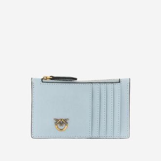 Pinko Pinko Leather Love Birds Card Holder