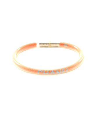 Chanel Logo Tube Bangle Bracelet (Authentic Pre-Loved)