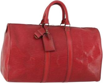 Louis Vuitton Pre-owned Weekend Bags, female, Red, Size: ONE SIZE Pre-owned Weekend Bag