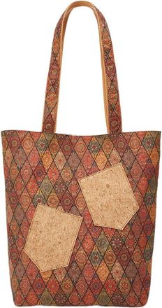 Generic Printed Cork Shoulder Bag for Women Vintage Crossbody Handbag Hobo Satchel Purse Tote Bohemian Commuter Shopping Bag, 4