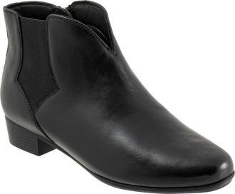 Trotters Monroe Side Zip Ankle Bootie in Black at Nordstrom, Size 10.5