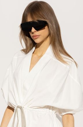 Rick Owens Rectangular Sunglasses, Unisex, Black