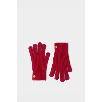 Katie Loxton Knitted Gloves in Red at Nordstrom