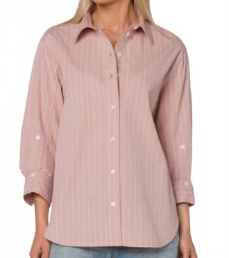 Velvet Heart Suri Stripe Shirt In Mauve