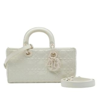Dior Pre-owned Quilted Satchel - Dames - Pre-owned - Wit - Maat: ONE Size Leer