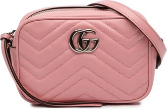 Gucci Pre-owned Gucci Mini GG Marmont Matelasse Leather Crossbody Ladies YEINYWIVR2AWABNZ