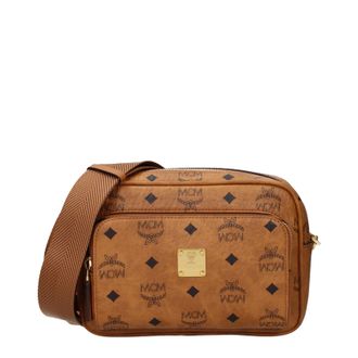 MCM Mcm-tassen met Tracolla Aren Man bruin en cognac