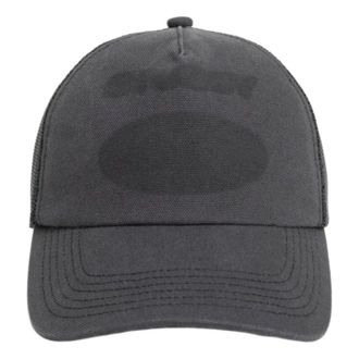 St&uuml;ssy Ghost Logo Trucker Cap Black 1311207-BLAC