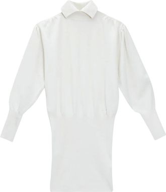 Genny Truien & Vesten, Dames, Wit, XS, Kasjmier, Abito Cashmere