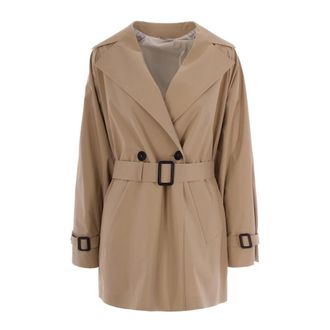 Max Mara Trench Coats, female, Beige, Size: 3XS Dovatta Trench Coat