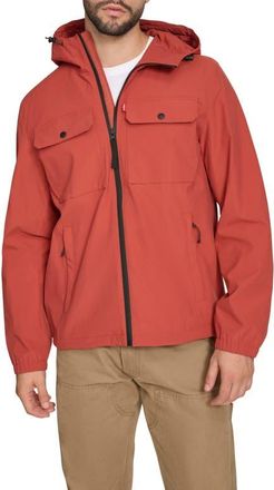 Levi's Hooded Rain Jacket in Barn Red at Nordstrom, Size Xx-Large