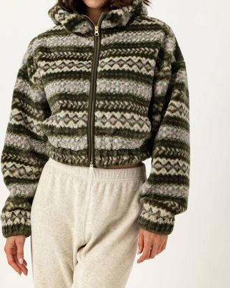 Sundays Bodie Hooded Jacket In Forest Green