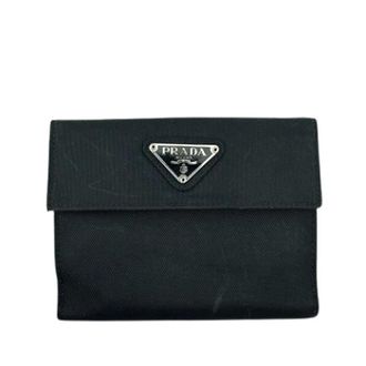 Prada Pre-owned Wallets, unisex, Black, Size: ONE SIZE Pre-owned Nylon Wallet