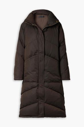 Nili Lotan Alberta quilted shell down coat - Brown - L