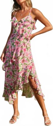 Dress Forum Emma Midi Dress In Pink