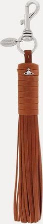 Vivienne Westwood Tassel Keyring Shiny Veget Tanned Camel One Size Unisex