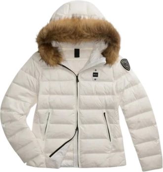 Blauer Piumino corto Arcadia - - Jackets - Donna - Bianco - L
