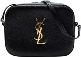 Saint Laurent Pre-owned Cross Body Bags, female, Black, Size: ONE SIZE Pre-owned Crossbody Bag