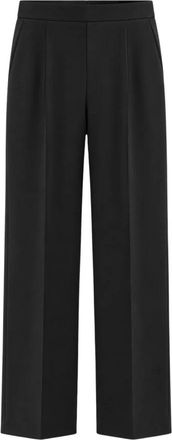 Clips Wijde Broek - Dames - Wijde Broeken - Zwart - 3XL - Broeken