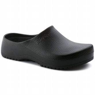 Birkenstock Mens Super-Birki Polyurethane Clog - Regular Width In Black