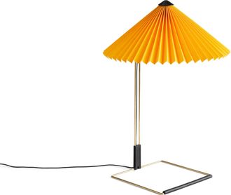 HAY Matin Table Lamp Polished Brass Base