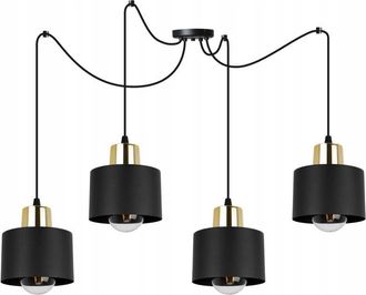 OEM L&aacute;mpara De Techo Moderna Colgante L&aacute;mpara Led Negra