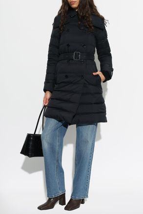 Burberry Quilted Audley Coat, Womens, Black