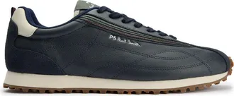 Paul Smith Mens Haskell Trainers - Blue Leather - Size UK 10