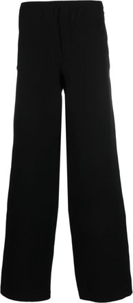 Ferragamo Black Wide leg Trousers