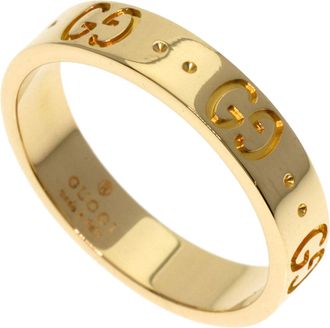Gucci Yellow Gold (18K) Band Ring (Pre-Owned)