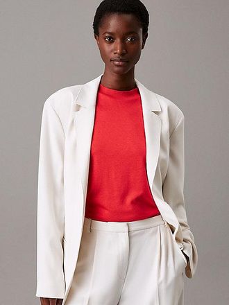Calvin Klein Travel Twill Belted Blazer