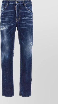 Dsquared2 642 distressed jeans faded effect